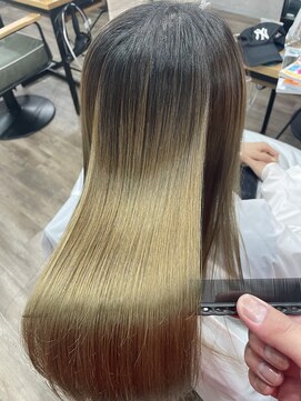 アフェクション(Affection) ブリーチ縮毛矯正