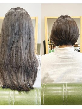 ヘアサロン ナノ(hair salon nano) ショート/丸みショートボブ/やわらか大人ショート/20代/30代