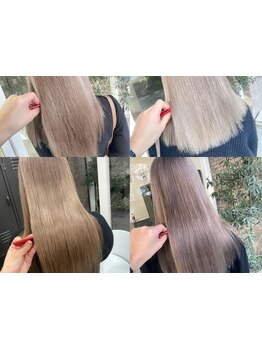 トレンドのブリーチ/ダブルカラーが髪質改善で叶う＃ハイライト＃透明感カラー＃バレイヤージュ＃ブリーチ