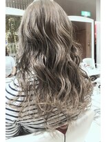 アース 天満橋店(HAIR & MAKE EARTH) 20代30代大人可愛い髪質改善カラーアッシュグレージュ透明感