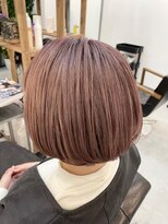リーフ ヘア 上田美容研究所(Lief hair)&nbsp;グラデーションボブピンクベージュ