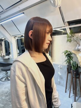 ロンド 表参道店(Lond) ストレートナチュラルボブ