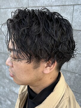 ニアウ 伊勢崎連取店(Niau) メンズマッシュパーマツイストスパイラルパーマ波巻きパーマ