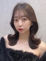 プアメリア 名古屋(Puamelia)&nbsp;韓国風くびれ艶感ブラウンヘア