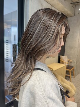 ルーフ 町田店(LUFE) 極細 × highlight color