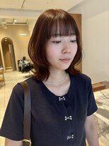 マーシィ(MARCIE)&nbsp;【natsumi】 オレンジブラウン×ウルフボブ