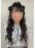 羊ヘア×Mix巻きおろしアレンジ☆☆