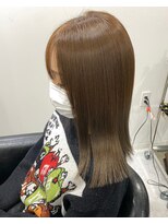 グラムテン 西尾店(gram)&nbsp;髪質改善＿オリーブベージュ＿COTA＿ブリーチなしカラー＿74