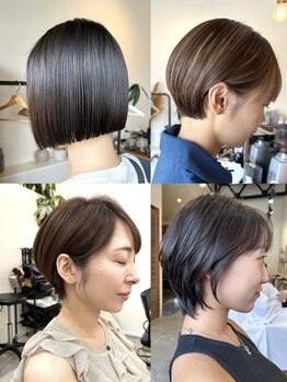 ウナカサ 箕面(unacasa)の写真/顔の特徴を捉えた似合わせスタイルが人気の秘訣◆歴10年以上のスタイリストが作り出す<洗練されたスタイル>