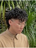 マレットヘアー／梅田/フェード/バーバー/パーマ