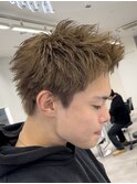 スパイキーショート /メンズショート/ブリーチ