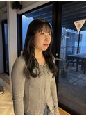 オンブレグレージュオリーブベージュくびれミディ大人美人