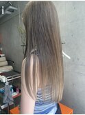 ミルクティーベージュ、ロング