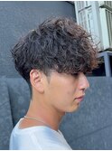 ツイストローフェードスペインカールニュアンスパーマ韓国パーマ