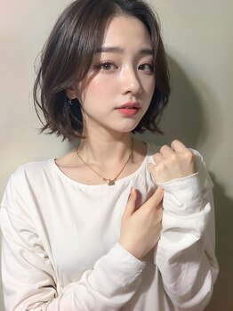 ピフデザイン(pifdesign)の写真/【祝☆5周年！！】印象を決める顔周りのカットは【pifdesign】にお任せ☆あなたに合ったスタイルをご提案！