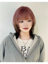 アマトウキョウ アユンチェ(AMA TOKYO×AYUNCHE) ボブウルフレイヤーデザインカラー