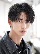 オーシャントーキョー 渋谷(OCEAN TOKYO)&nbsp;フェザーパーマ韓国センターパートシャドーパーママッシュ