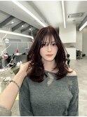 韓国レイヤー/レイヤーカット/顔まわりレイヤー
