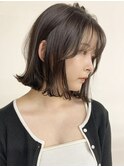 外ハネボブ オリーブベージュ カラー 韓国 髪質改善 仙台
