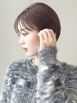 ノラギンザユー(NORA GINZA/U) 丸みショートマッシュショートコンパクトショート前髪あり透明感