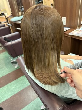 シャンプー ボーイ 宮崎柳丸店(SHAMPOO BOY) オリーブベージュ【宮崎市/カラー】