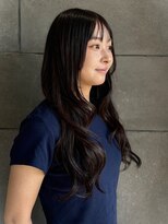 ディスコネクト(DISCO-N-NECT)&nbsp;顔周りカット 巻き髪ロング 髪質改善トリートメント 20代 艶髪