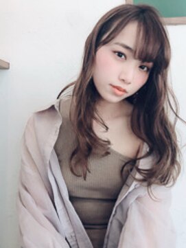 ロアークヘアー(LOARK HAIR) 【LOARK】ロングレイヤー/シナモンベージュ/ハッシュカット