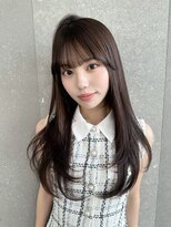 レーヴバイロンド 仙台(Reve by Lond)&nbsp;レイヤーカット髪質改善ココアベージュ小顔縮毛矯正前髪カット