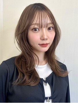 レイヤーカットミディアムレイヤーハッシュカットハイレイヤー