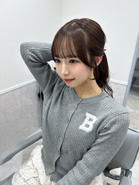 リルミー ミュエナ 大須 矢場町(Lilme myuena) 盛れるお顔周りのカット