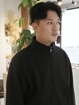 ウィム(wim) 『センターパートパーマ』メンズパーマ/ビジネスヘア/大人パーマ