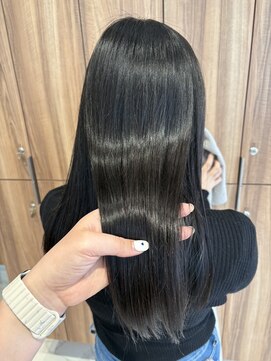 ガリカ 博多(Gallica) <ゲスト>つやつや黒髪カラー、アッシュブラウン