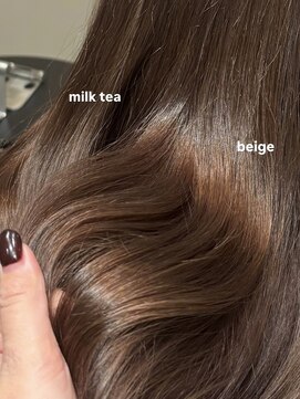 ケリーアン 太田(kelly.un) ミルクティーベージュ / アッシュベージュ / ベージュカラー