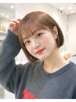 サンド 池袋 2nd(sand) まとまるボブ/ぱつっとボブ/ブラウンカラー