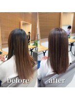 ステラバイケンジ 藤沢(STELLA by KENJE)&nbsp;白髪ぼかしハイライトカラー30代40代50代