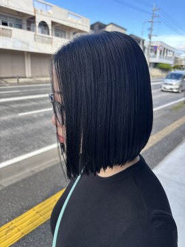 ミライバイスタイルジャパン 南風原店(mirai by sty japan) 髪質改善トリートメント　縮毛矯正　丸みショートボブ