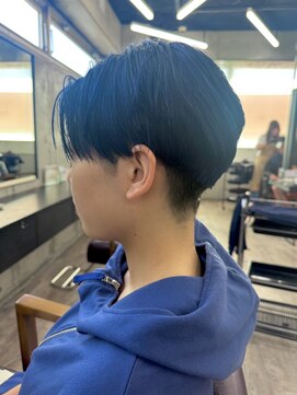 ルスト 成増店(Lust) #刈り上げ女子#マッシュ#刈り上げマッシュ#ブルーブラック