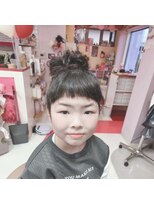 パワープラスヘア くせ毛さんの前髪作り