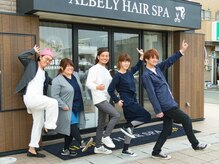 アルベリー ヘアアンドスパ 浜松領家店(ALBELY hair&spa)の雰囲気（チームワークが最大の武器の磐田駅前店♪個性豊かなスタイリスト）