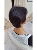 得意なショートスタイルのお客様