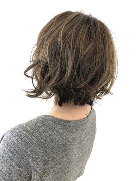 リエディット(RE-EDIT) 【RE-EDIT堺】ボブ/切りっぱなしボブ/ハイライト/外国人風カラー