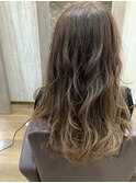シークレットグレイッシュカラー（アッシュベージュ）