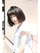 ギンザカミノア 東口店 高崎(GINZA CAMINOIA)&nbsp;Aラインボブ　カールボブ　ぱっつんボブで韓国マッシュボブ