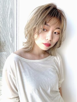 ヘアアンドメイク ニューヨーク ニューヨーク 長岡天神店(Hair&Make NYNY) ハイトーンミディアムレイヤー