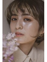 マロウ(mallow) 《花屋併設》レトロショート韓国風ミストバング@20代30代40代