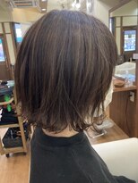 ヘアーメイク ロコ(HAIR MAKE ROCO) 切りっぱなし外はねボブ