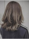 大人綺麗ふんわりセミロング