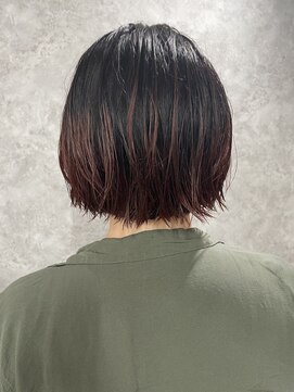 コーパル(copal) 伸ばしかけ風・毛先カラー