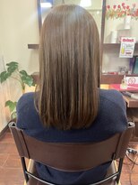 エンジェライト(Angelite) ベージュカラーの切りっぱなし ミディアム