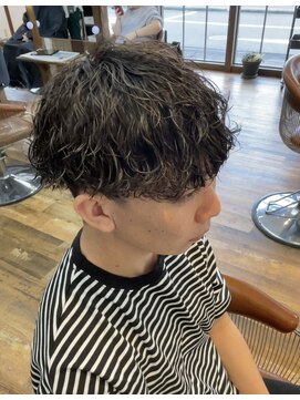 ダブル(W) メンズ/ニュアンスウェーブ